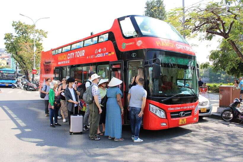 Hanoi: Centuries of Highlights in 1 Hour by Open-Top Bus - Meeting Point, Timing, and the Non-Stop Loop Rule