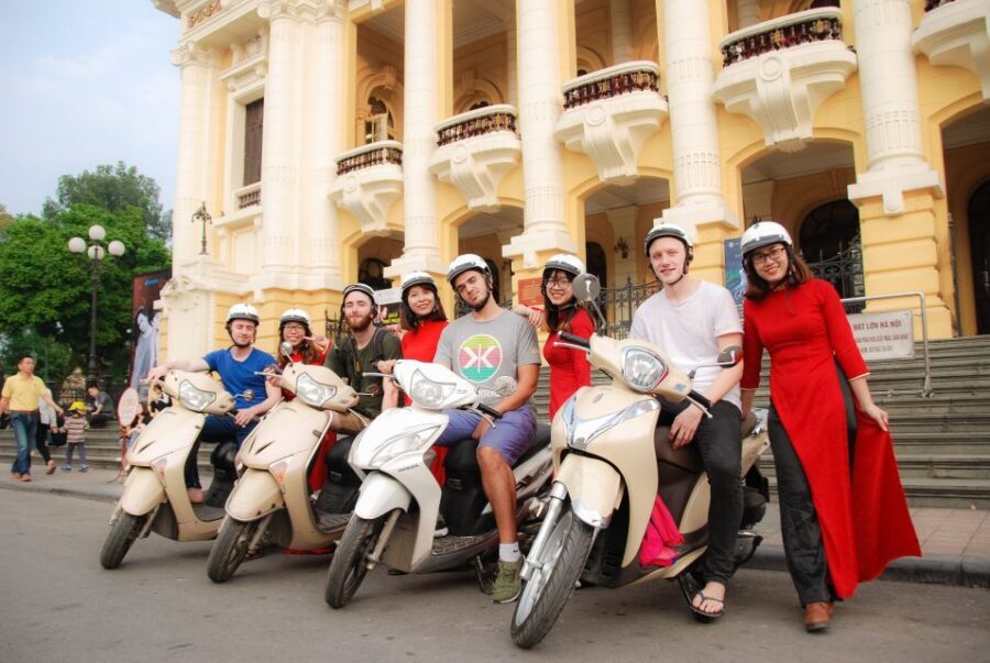 Hanoi: City Sightseeing Motorbike Tour - Downtown Hanoi: Opera House and St Joseph Cathedral