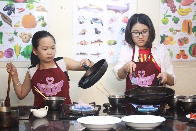 Hanoi Cooking Class and Market Tour in Ancient House - Hands-On Cooking: Making Four Traditional Dishes