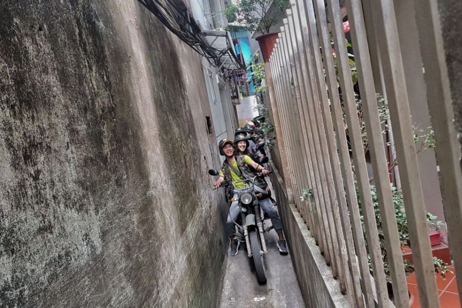 Hanoi Food, Culture, Sightseeing & Fun By Vintage Motorbike - French Quarter, Old Quarter, and Hanoi’s lakes from the road