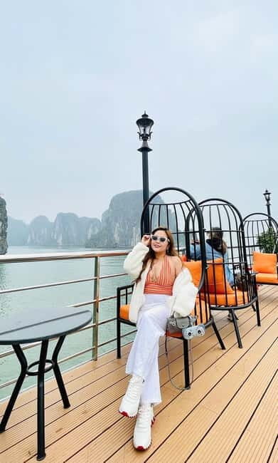 Hanoi: Ha Long Bay Full Day Trip - Amethyst Luxury Cruise - Luon Cave: Kayak or Bamboo Boat Through the Lagoon
