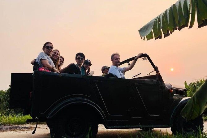 Hanoi Half-day with Food + Fun + Culture By Russian Jeep - A camouflage GAZ-69 Jeep is more than a gimmick