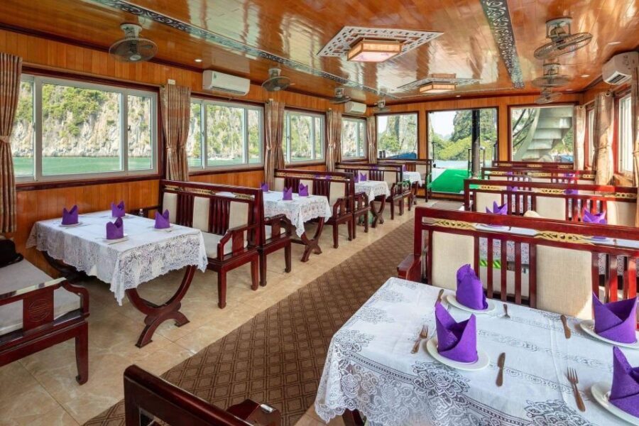 Hanoi: Halong Bay Day Trip with Titop Island, Cave, & Kayak - Luon Cove: kayak or bamboo rowing on clear water