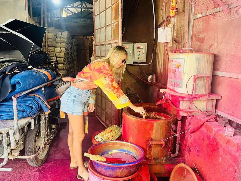 Hanoi: Incense Village, Hat, and Lacquer Artisanal Tour - Key highlights