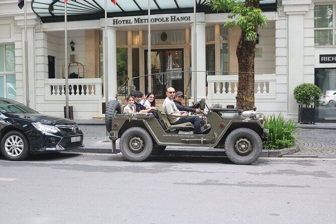 Hanoi Jeep City Tour combine Countryside Train Street, Hidden Gem - Long Bien Bridge and West Lake: easy scenery breaks