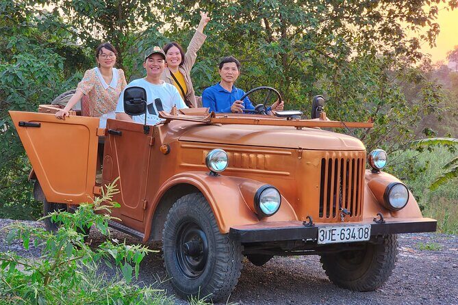 Hanoi Jeep Tour: Red River Countryside+ Backstreet+ Train-street - B52 Victory Museum and the Landmark Drive-By Route
