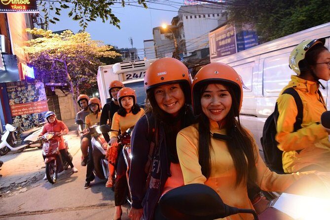 Hanoi Motorbike Tours Led By Women: Hanoi By Night Foodie Motorbike Tours - The food you’ll taste: banh cuon, bun cha, and banh ran ngot