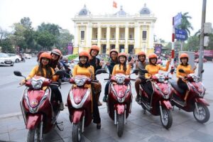 Hanoi Motorbike Tours Led By Women: Hanoi City Insight Motorbike Tours - Where you start: Opera House area and a safety briefing that sets the tone