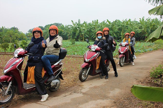 Hanoi Motorbike Tours Led By Women: Hanoi Outskirts & Rural Life - Zig-zag village alleys, farmland work, and tea/coffee breaks