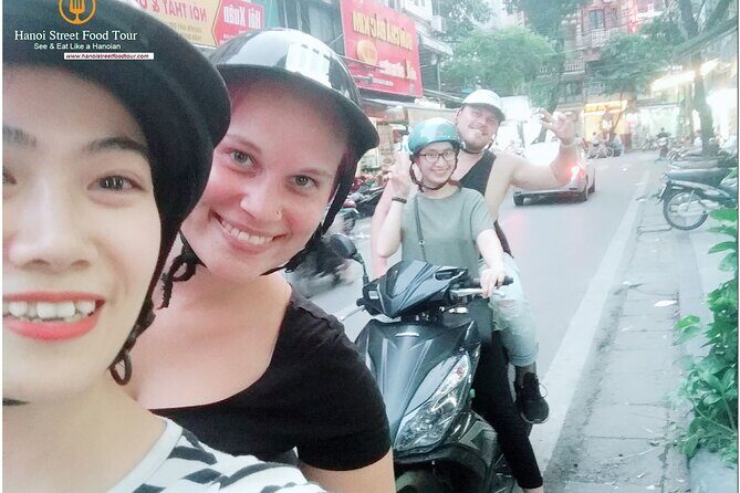 Hanoi old quarter sightseeing & street food eating by Motorcycle - Your guide matters: how English help makes street food easier