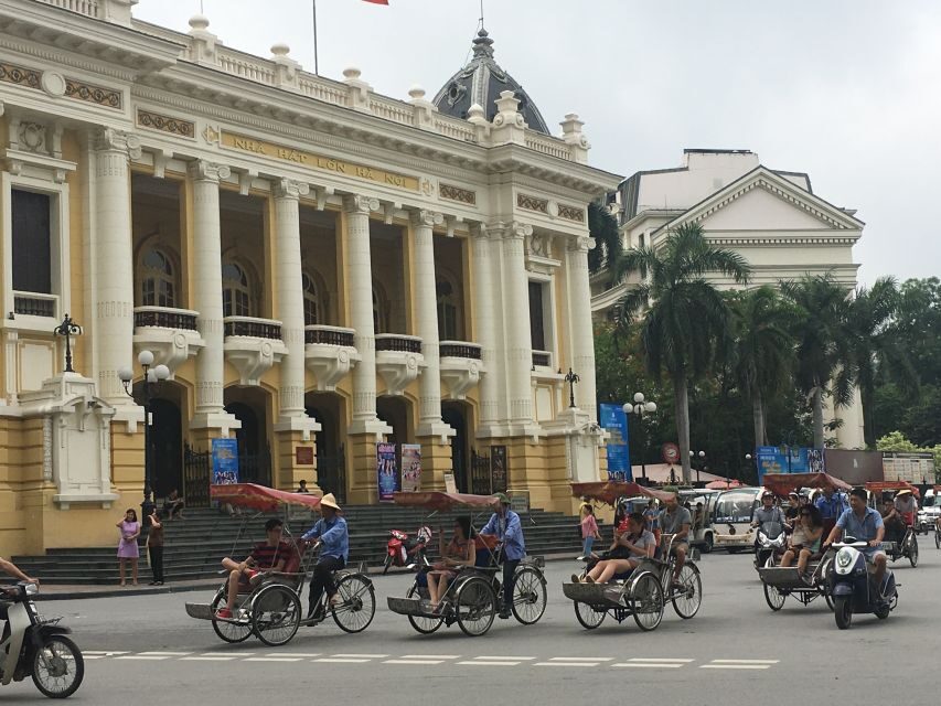 Hanoi: Old Quarter Trishaw Cyclo Tour - Hanoi Opera House: French Government Monument in the Center