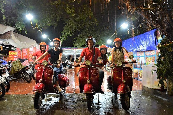 Hanoi Vespa Tours: Hanoi After Dark Vespa Food Tours - What you’ll taste: banh cuon, bun cha, seafood, and egg coffee