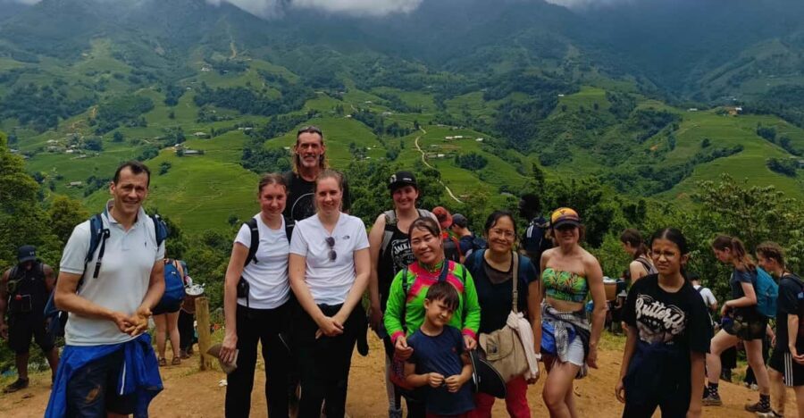 In Sapa: 1 Day Mountain Trek, Visit beautiful villages - Sa Seng Mountain: the climb with payoff built in