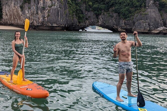 Lan Ha Bay day tour from Cat Ba, Hanoi - Serenity Boutique Cruise - Paddling in Dark & Bright Cave: where kayaking becomes the highlight