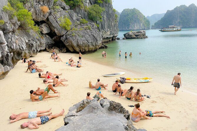 Lan Ha Bay Full-Day Cruise Tour from Hanoi - Serenity Boutique - Late Afternoon Return Views and a Sunset Party at 4 PM