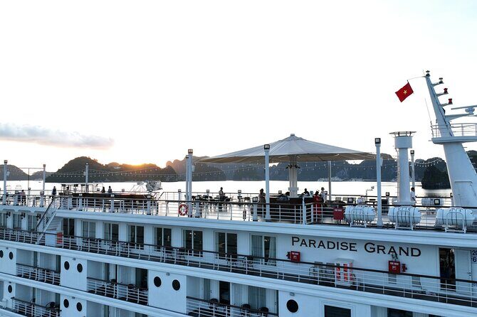 Lan Ha Bay Overnight on Paradise Grand Cruise - Cat Ba on Day 1: Views, Piano Lounge Tea, or a Spa Break