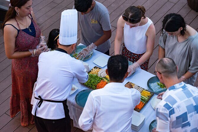 Lan Ha - Ha Long Bay 5Star cruise-Private balcony cabin 2day trip - Day 2: tai chi at dawn (or just near-dawn)
