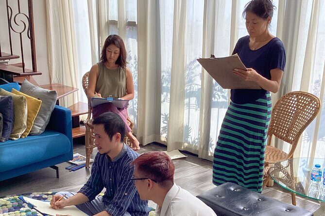 Life Drawing Class - Art Workshop at Art Tutor Hanoi - Small Group Size and the Friendly Classroom Vibe