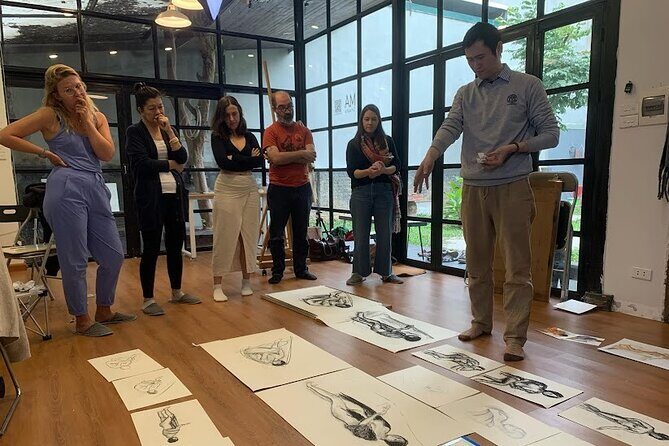Life Drawing Class - Art Workshop at Art Tutor Hanoi - What You’ll Do During the Session (pose schedule included)