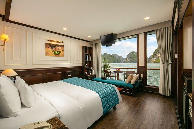 Luxury Cruise 5 star Top Tier Lan Ha bay 2D1N/ 3D2N - Day 1 on the water: Tuan Chau boarding and Lan Ha Bay first impressions