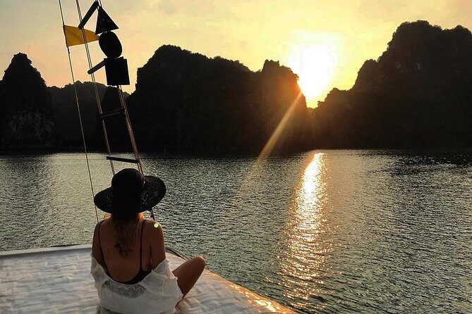 Magical Sunset and Evening with glowing plankton by Cat Ba Local - Night Kayaking on Lan Ha Bay: What the Glowing Plankton Moment Really Feels Like
