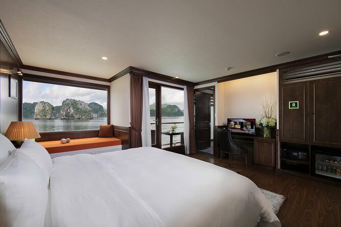 Mon Chéri Cruise 5 star: Unique 2 Days Tuan Chau - Halong bay - Lan Ha Bay - Overnight Suites: The Best Part Is When the Bay Changes