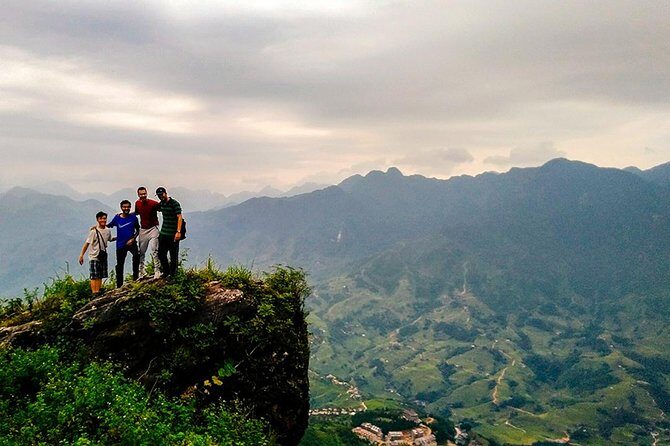 Mountain views & Rice Terraced Fields Hiking – 2D 1N - Giang Ta Chai: going downhill, spotting the waterfall, and meeting the valley