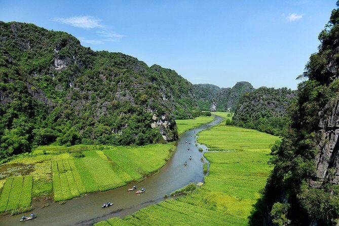 Ninh Binh Daily Tour: Hoa Lu -Mua Cave -Tam Coc- Bike-Swimming with Sunset Party - Biking the countryside plus a real swim (when conditions allow)