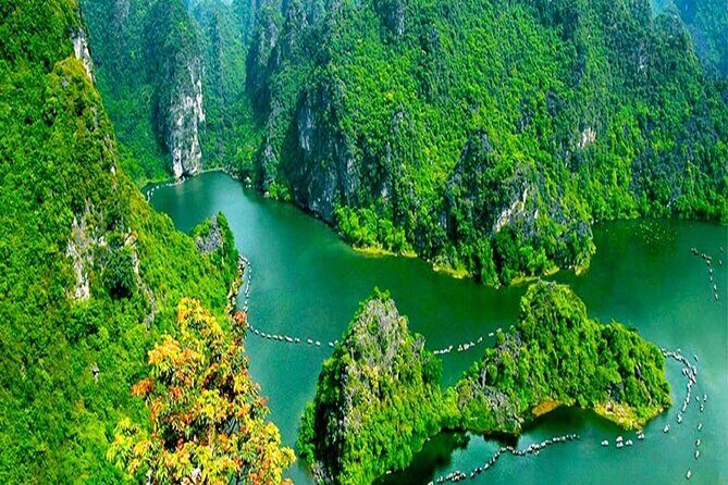 Ninh Binh Day Tour to Hoa Lu Trang An Mua Cave with Buffet Lunch - Trang An grottoes: the boat ride through cave passages