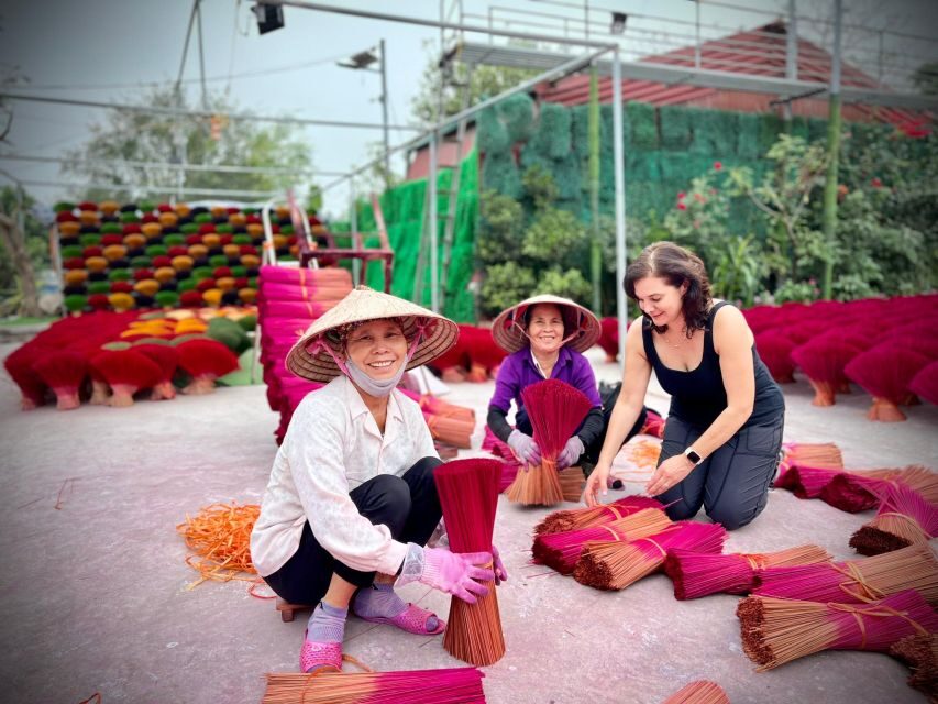 Ninh Binh From Hanoi Via Incense Village Small Group of 9 - Tam Coc boat cruise: Ha Long on Land under the caves