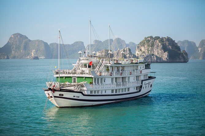 (Official) Signature Halong Cruise - 03 days 02 nights program - Bai Tu Long Bay feels less crowded than the usual Halong route