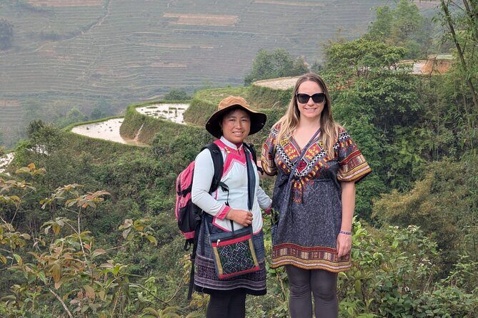One Day Sapa Trekking to Lao Chai and Ta Van Villages - Y Linh Ho: terraced fields at the foot of Hoàng Liên Sơn