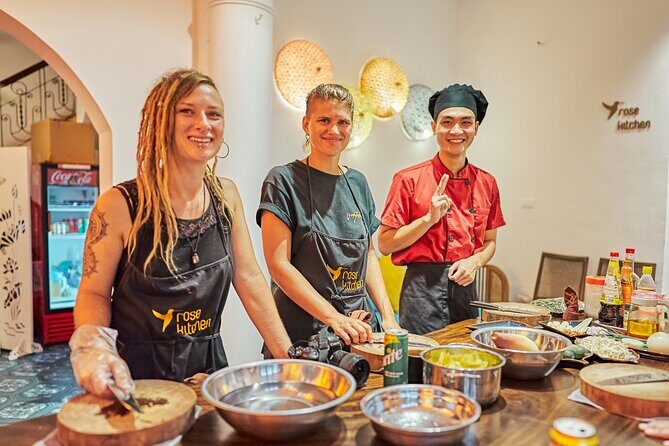 Rose Kitchen Hanoi: Market, Cooking & Culture Tour + Free PickUp - Key things to know before you go