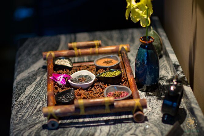 Serene Experience Spa Package - Herbal soak first: the wooden tub step that sets the tone