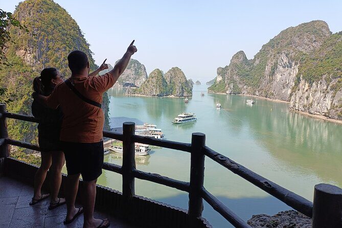 Shore Excursion: Amazing Day Cruise at Ha Long Bay - Tiptop Beach on Ti Top Island: beach time plus the uphill photo run