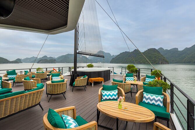 The Catamaran Luxury Day Cruise to Halong Bay from Hanoi(Best Selling) - The best “non-activity” part: sunset tea ceremony
