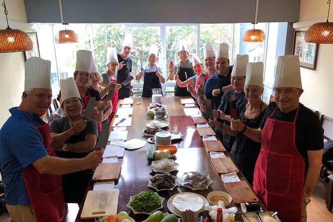 Vietnamese Food Cooking Class in Hanoi with Market Experience - Cooking With a Small Group of 14 (and Real Guidance)