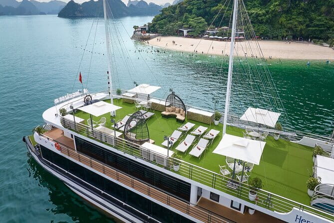 Halong Bay Day Tour Luxury Cruise With Jacuzzi and Buffet Lunch - Key highlights you’ll actually feel
