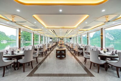 Halong Bay Day Tour Luxury Cruise With Jacuzzi and Buffet Lunch - Buffet Lunch With Vietnamese and Western Options (Vegetarian Included)