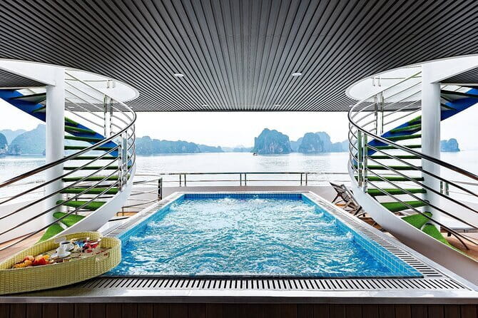 Halong Bay Day Tour Luxury Cruise With Jacuzzi and Buffet Lunch - Guide Sam and the Smooth-Running Team