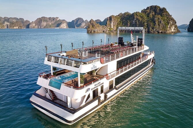 Halong Bay Day Tour Luxury Cruise With Jacuzzi and Buffet Lunch - Value at $50: What This Day Tour Includes and What Costs Extra