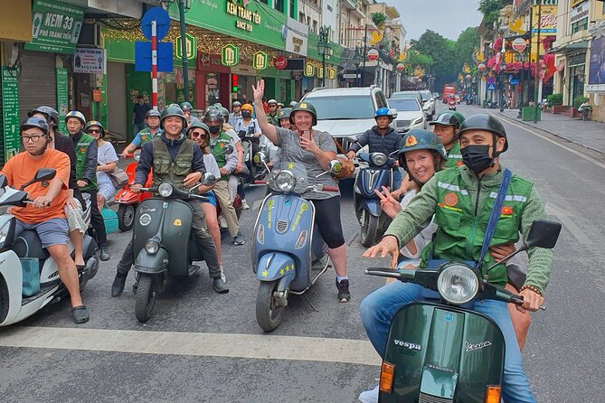 Hanoi Vespa Tours: Food + Culture + Fun on Army Vespa - The organic-style café stop: food included, but manage expectations